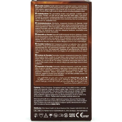 SKINS - SCHOKOLADE PREMIUM-KONDOME 4/8 STÜCK - Kondome