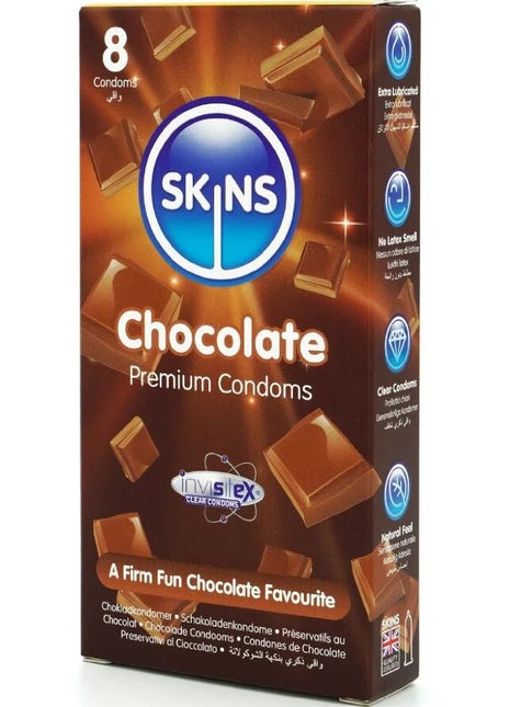 SKINS - SCHOKOLADE PREMIUM-KONDOME 4/8 STÜCK - Kondome