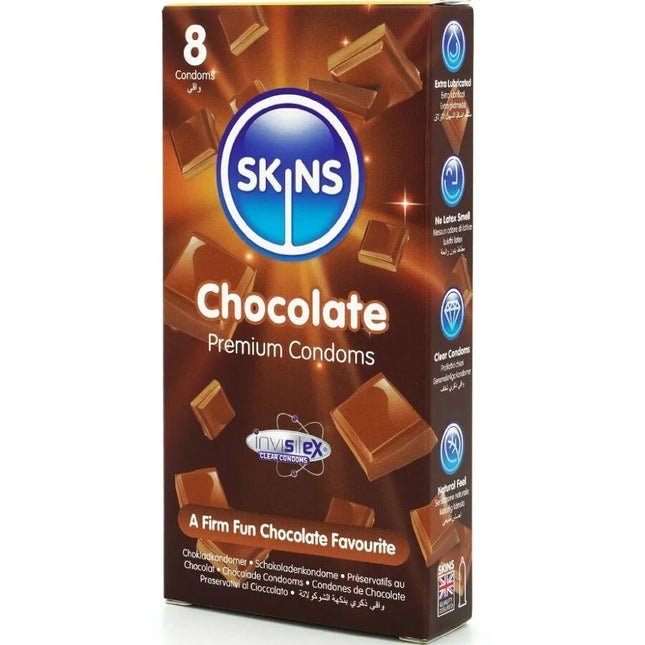 SKINS - SCHOKOLADE PREMIUM-KONDOME 4/8 STÜCK - Kondome