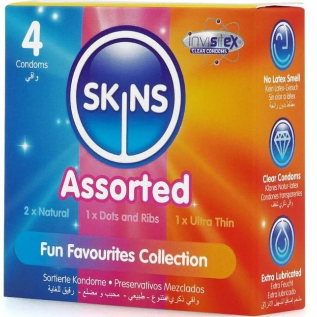 SKINS - SORTIERTE PREMIUM-KONDOME 4/8/16ER-PACK - 4