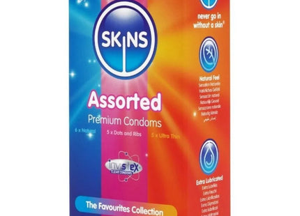 SKINS - SORTIERTE PREMIUM-KONDOME PACKUNG 16