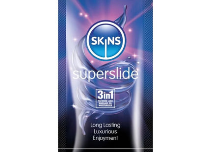 SKINS – SUPERSLIDE Silikonbasiertes Gleitmittel Einzeldosis 5 ml