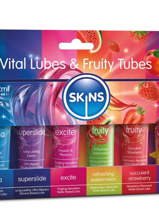 SKINS – VITAL & FRUITY GLUBES KIT GLEITMITTEL 6 x 12 ML