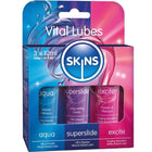 SKINS – VITAL LUBES KIT AQUA SUPERSLIDE & EXCITE GLEITMITTEL 3 x 12 ML