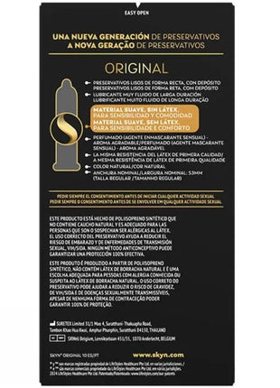 SKYN - ORIGINAL KONDOM NATÜRLICHE SENSATION 10 EINHEITEN