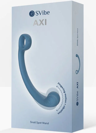 SNAIL VIBE - AXI VIBRIERENDER MASSAGESTAB BLAU