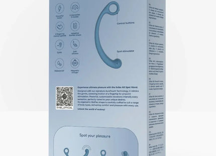 SNAIL VIBE - AXI VIBRIERENDER MASSAGESTAB BLAU