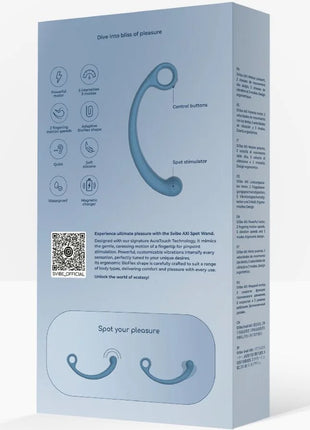 SNAIL VIBE - AXI VIBRIERENDER MASSAGESTAB BLAU