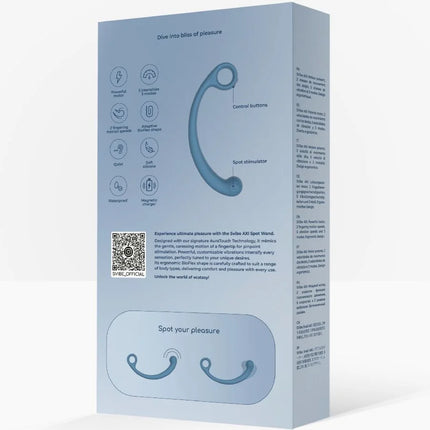 SNAIL VIBE - AXI VIBRIERENDER MASSAGESTAB BLAU