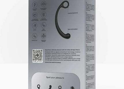 SNAIL VIBE - AXI VIBRIERENDER MASSAGESTAB SCHWARZ