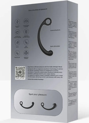 SNAIL VIBE - AXI VIBRIERENDER MASSAGESTAB SCHWARZ