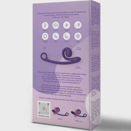 SNAIL VIBE - CURVE VIBRATOR ROSA - HI-TECH Vibrator