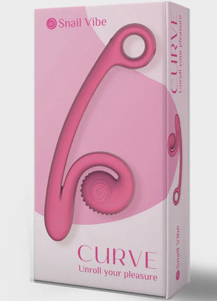 SNAIL VIBE - CURVE VIBRATOR ROSA - HI-TECH Vibrator