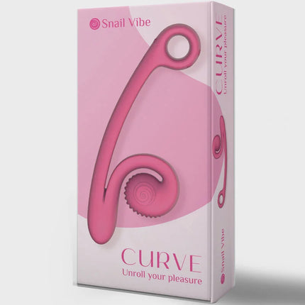 SNAIL VIBE - CURVE VIBRATOR ROSA - HI-TECH Vibrator
