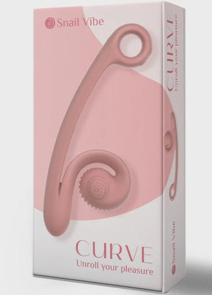 SNAIL VIBE - CURVE VIBRATOR ROSA - HI-TECH Vibrator