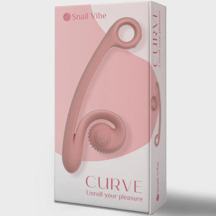 SNAIL VIBE - CURVE VIBRATOR ROSA - HI-TECH Vibrator