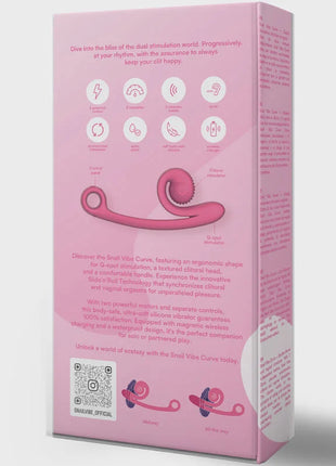 SNAIL VIBE - CURVE VIBRATOR ROSA - HI-TECH Vibrator