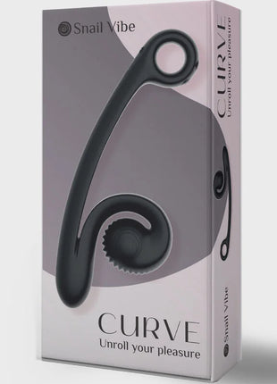 SNAIL VIBE - CURVE VIBRATOR SCHWARZ - HI-TECH Vibrator