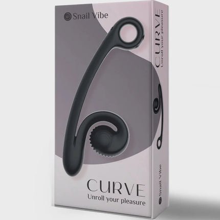 SNAIL VIBE - CURVE VIBRATOR SCHWARZ - HI-TECH Vibrator