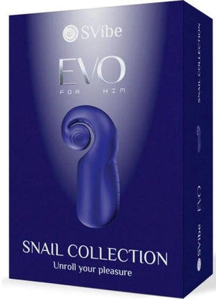 SNAIL VIBE - EVO FÜR IHN MNNLICHER MASTURBATOR SLIDE NROLL DUNKELBLAU