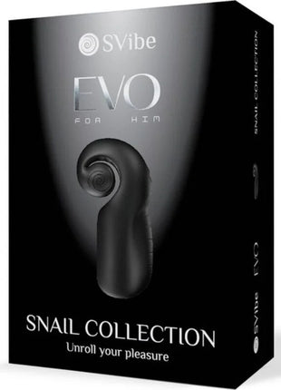 SNAIL VIBE - EVO FÜR IHN MÄNNLICHER MASTURBATOR SLIDE NROLL SCHWARZ