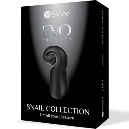 SNAIL VIBE - EVO FÜR IHN MÄNNLICHER MASTURBATOR SLIDE NROLL SCHWARZ