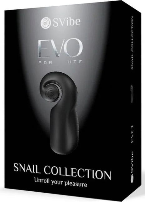 SNAIL VIBE - EVO FÜR IHN MÄNNLICHER MASTURBATOR SLIDE NROLL SCHWARZ