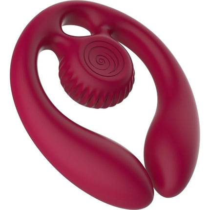 SNAIL VIBE - GIZI DUO PAARSTIMULATOR FERNBEDIENUNG BURGUND