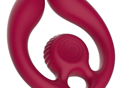 SNAIL VIBE - GIZI DUO PAARSTIMULATOR FERNBEDIENUNG BURGUND