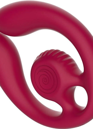 SNAIL VIBE - GIZI DUO PAARSTIMULATOR FERNBEDIENUNG BURGUND