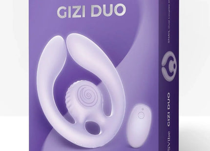 SNAIL VIBE - GIZI DUO PAARSTIMULATOR FERNBEDIENUNG LILA