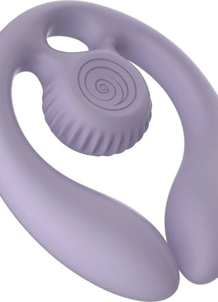 SNAIL VIBE - GIZI DUO PAARSTIMULATOR FERNBEDIENUNG LILA