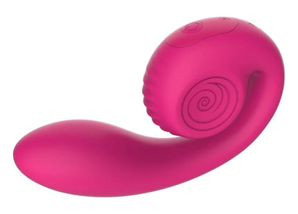 SNAIL VIBE - GIZI LITE DUAL G-SPOT & CLITORAL PINK VIBRATOR