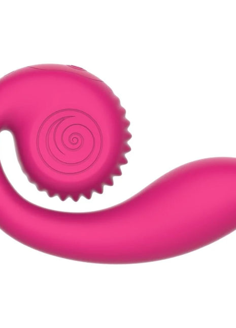 SNAIL VIBE - GIZI LITE DUAL G-SPOT & CLITORAL PINK VIBRATOR