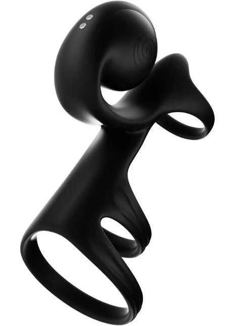 SNAIL VIBE – JOVI ARC Paar-Ring mit Fernbedienung - Black - Penisring mit Vibration