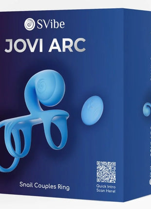 SNAIL VIBE – JOVI ARC Paar-Ring mit Fernbedienung - Penisring mit Vibration