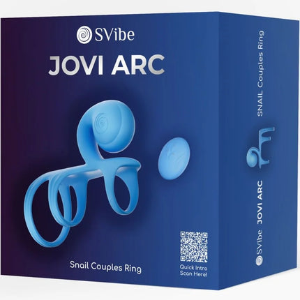SNAIL VIBE – JOVI ARC Paar-Ring mit Fernbedienung - Penisring mit Vibration