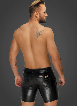 Snake wetlook Shorts H068 von Noir Handmade Alpha Collection - Herren-Shorts