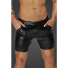 Snake wetlook Shorts H068 von Noir Handmade Alpha Collection - S / schwarz - Herren-Shorts