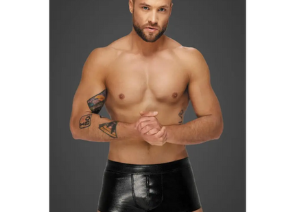 Snake wetlook Shorts H069 von Noir Handmade Alpha Collection - Herren-Shorts