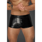 Snake wetlook Shorts H069 von Noir Handmade Alpha Collection - S / schwarz - Herren-Shorts