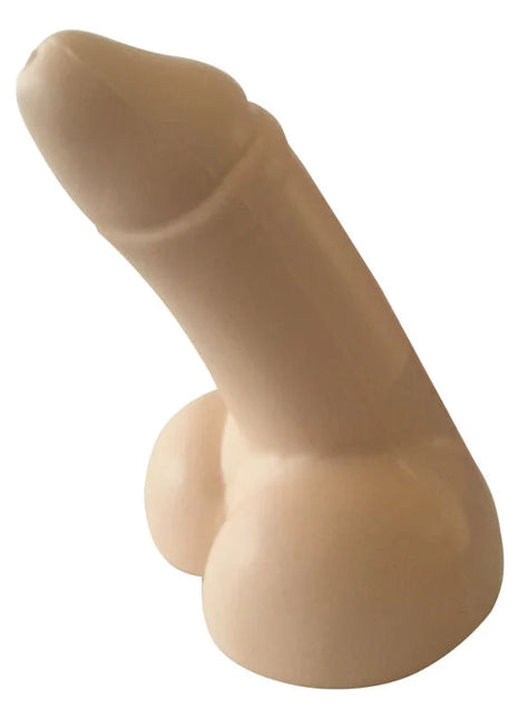 Beiger silikon stressbalancer in phallusform von spencer und fleetwood zur stressreduktion