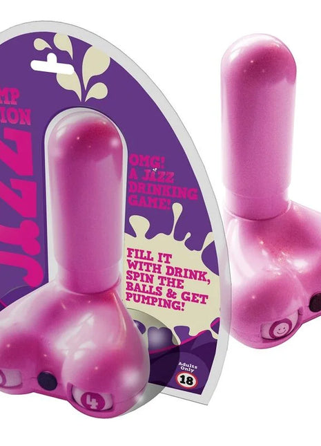 Pinkes kunststoff pump trinkspiel jiz trinkspiel von spencer und fleetwood mit spielerischem phallus design