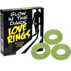 Set aus drei fluoreszierenden ringe aus limettengrünem silikon von Spencer und Fleetwood