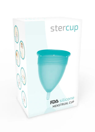 STERCUP - FDA SILIKON-MENSTRUALCUP AQUAMARIN - GRÖSSE L