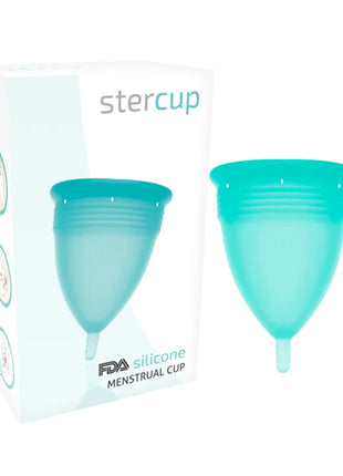 STERCUP - FDA SILIKON-MENSTRUALCUP AQUAMARIN - GRÖSSE S