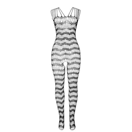 SUBBLIME - 951696 NETZ-BODYSTOCKING OHNE SCHRITT MIT TRGERN AN DEN SCHULTERN SCHWARZ EINE GRÖSSE - Bodystocking