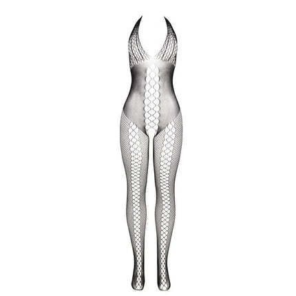 SUBBLIME - 951832 BODYSTOCKING MIT OFFENEM RÜCKEN UND KREUZDETAILS SCHWARZ EINE GRÖSSE - Bodystocking