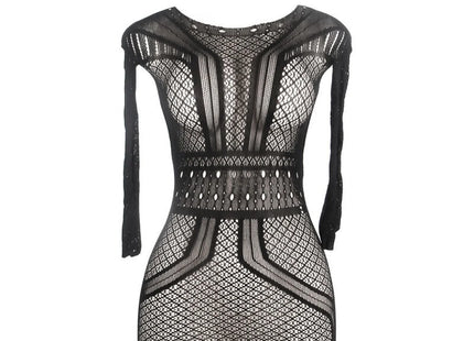 SUBBLIME - 951931 KURZES NETZKLEID MIT NACKTEM RÜCKEN EINE GRÖSSE