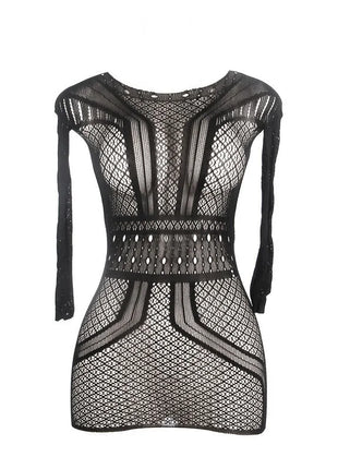 SUBBLIME - 951931 KURZES NETZKLEID MIT NACKTEM RÜCKEN EINE GRÖSSE
